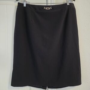 Sagharbor Stretch Black Skirt Size 14